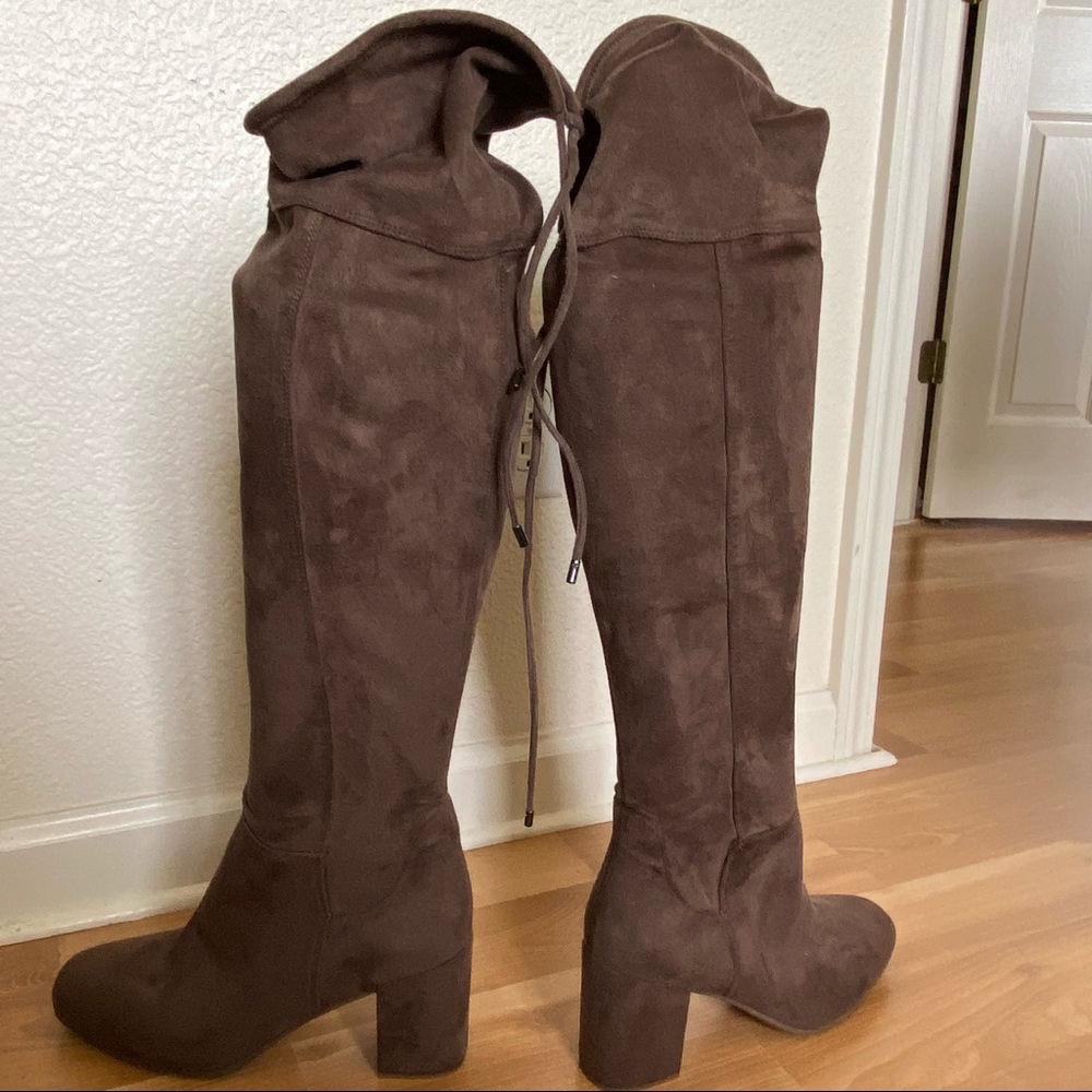 Franco Sarto fabric over the knee boots